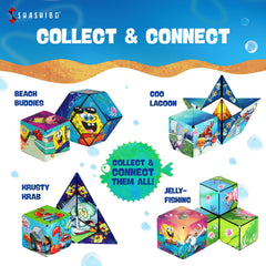 Shashibo sensory gift-ready cube ideal for creative breaks and travel.
