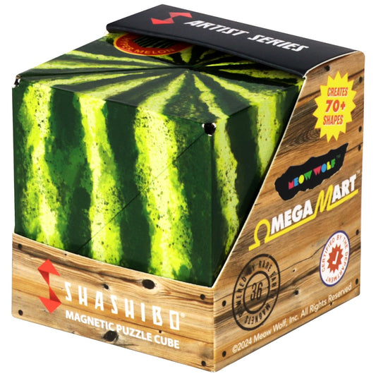 Shashibo Shape Shifting Box transforms into many shapes for creative play and focus.