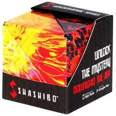 Shashibo Solar shape shifting box in action, revealing dynamic transformations for creative play.