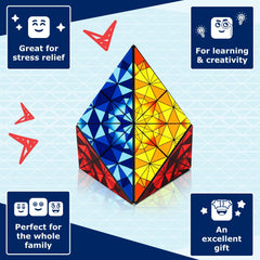 Shashibo Squared Box 3D structure demo encourages collaborative, hands-on exploration.