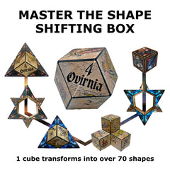 Shashibo travel-compact design fits pockets for on the go play.