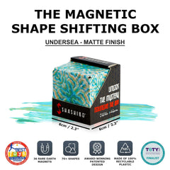 Shashibo Undersea magnetic cubes connect to build larger sculptures