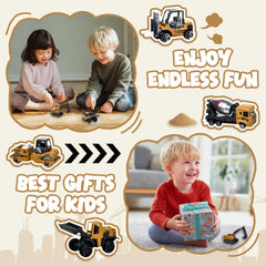 Shellvcase forklift toy with movable joints for real-site feel