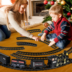 Shemira Christmas Train straight track for stable oval or circle layouts