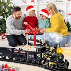 Shemira Christmas Train water bottle enabling steam-like effect