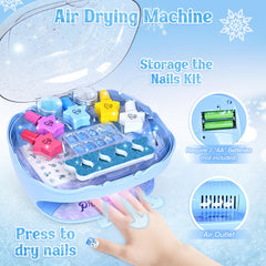 Shemira glitter powder and nail stickers for creative designs at home.