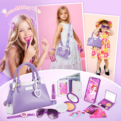 Shemira purse wallet set with cards for realistic pretend play.
