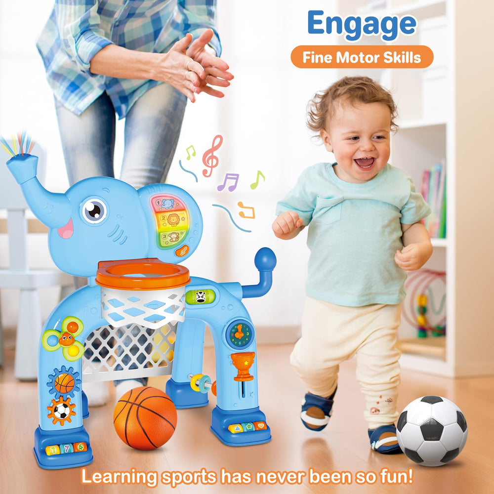 Shemira safe, colorful materials grab toddlers' attention