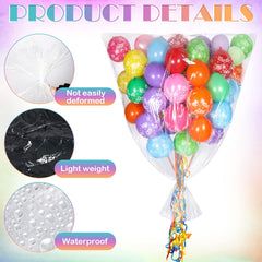 Sherr balloon transport bag shows balloons clearly, ideal for venue setup.