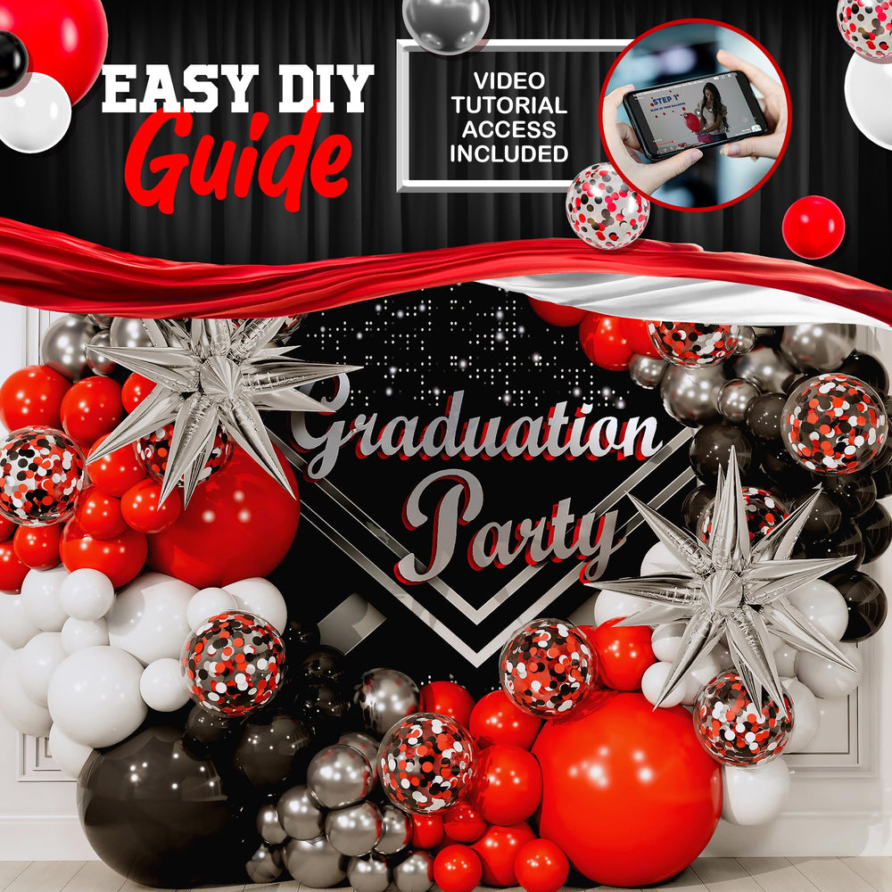 Adhesive glue dots securing SHERYL DECOR balloon garland efficiently