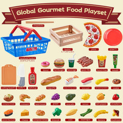 Shimfun Global Cuisine dual baskets keep play food organized and portable
