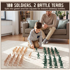 Shindel army men 10 dynamic poses enable quick role setups for imaginative play.