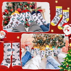ShinyMatch doodle socks with gift-ready packaging for holidays and gifts.