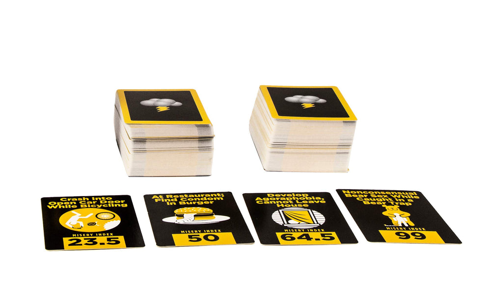 Players rank each scenario using the Misery Index in a lively game