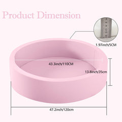 SHJADE ball pit pink inner foam cushions provide safe, cushioned play