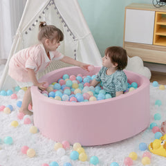SHJADE ball pit’s round design creates a cozy, safe play area
