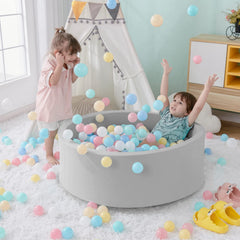 SHJADE round ball pit gradually regains its shape for optimal play space.