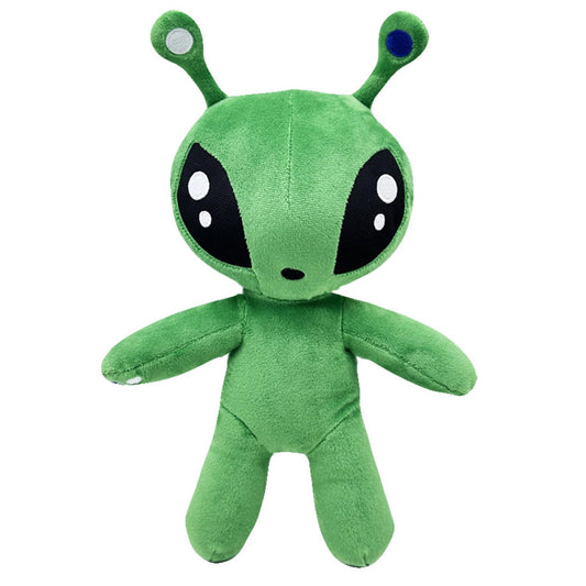 Shontay green alien plush toy with soft fabric for cozy room decor