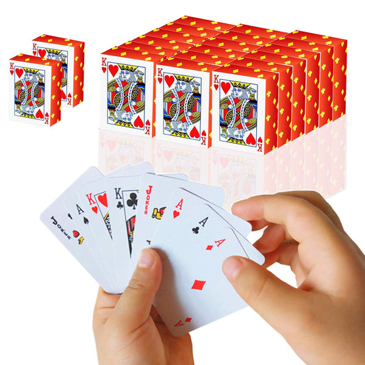 ShowHihi mini playing cards compact design for easy travel.