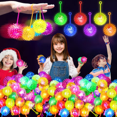 SHQDD bouncy ball green glow with LED flash for vibrant night play and party vibes.