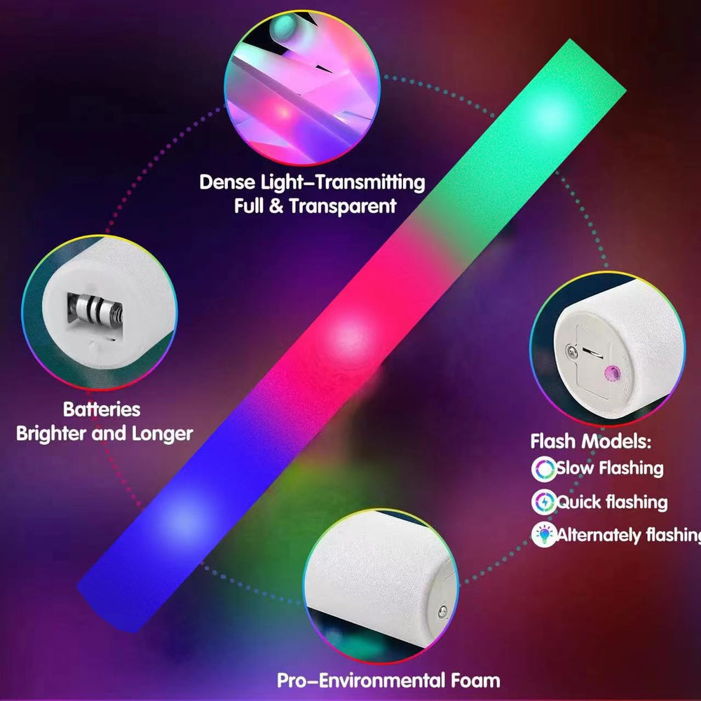 SHQDD glow sticks enhance Halloween, concerts, and raves with color