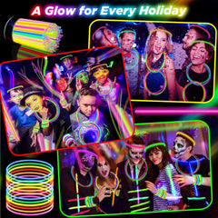 SHQDD glow party favors brighten night-time celebrations
