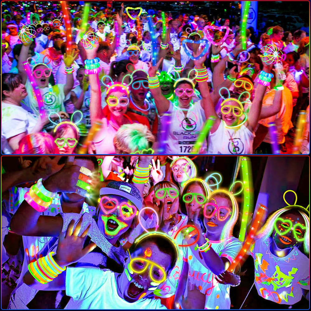 SHQDD LED finger lights provide hands-free sparkle for dancing and performances.