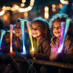 SHQDD LED flashing wands with neon colors for dynamic stage vibes