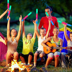 SHQDD LED foam sticks brighten camping nights with safe glow.