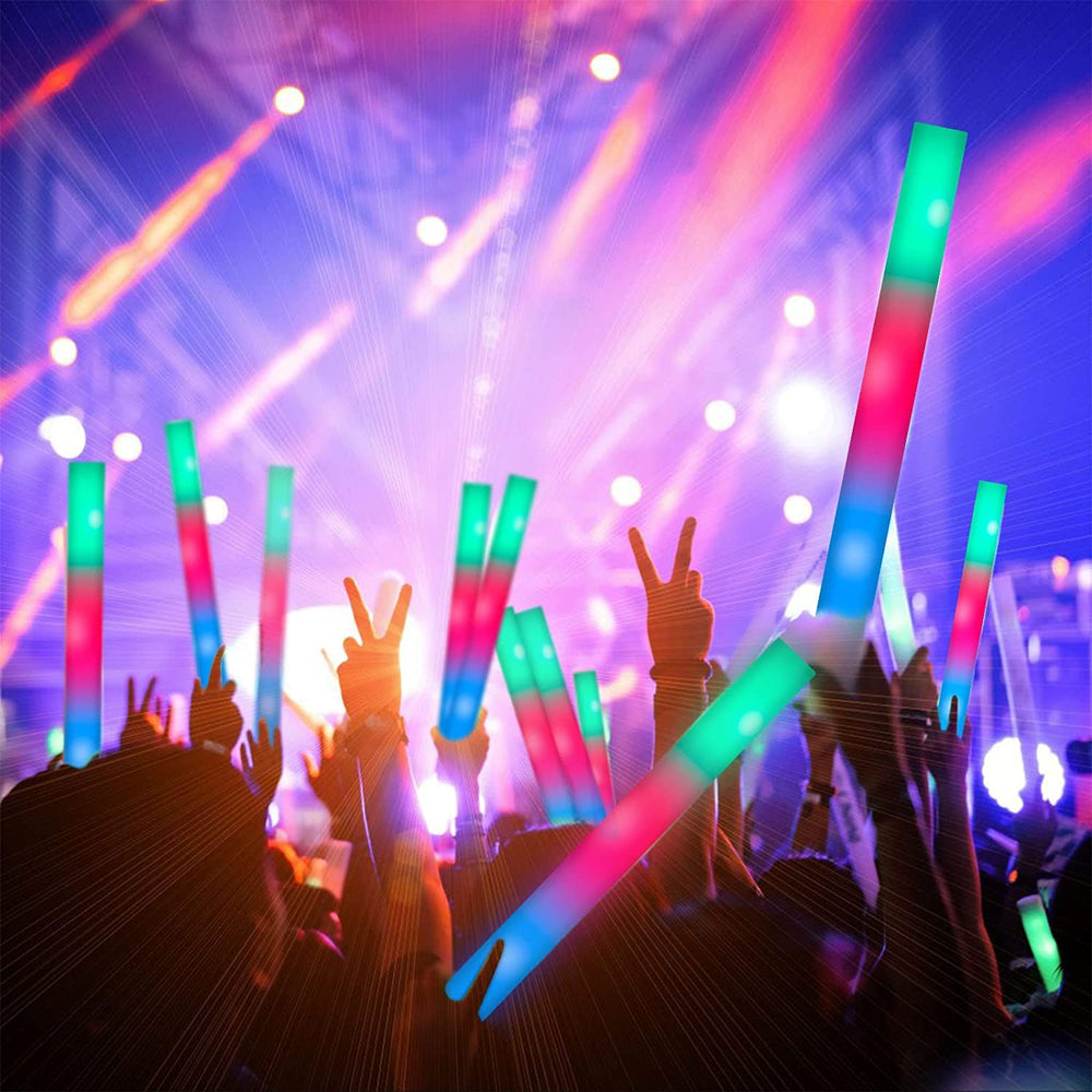 SHQDD LED foam sticks light up concerts with vibrant colors and safety.