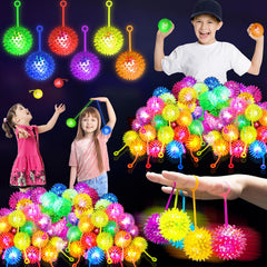 SHQDD light-up ball 24 pcs displays bright colors for night games and party fun.