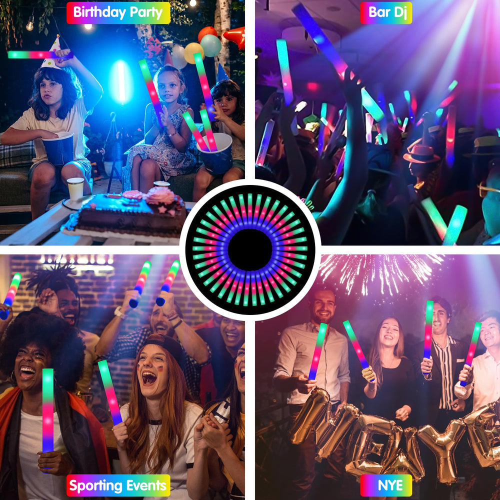 SHQDD glow sticks offer up to seven hours of bright illumination.
