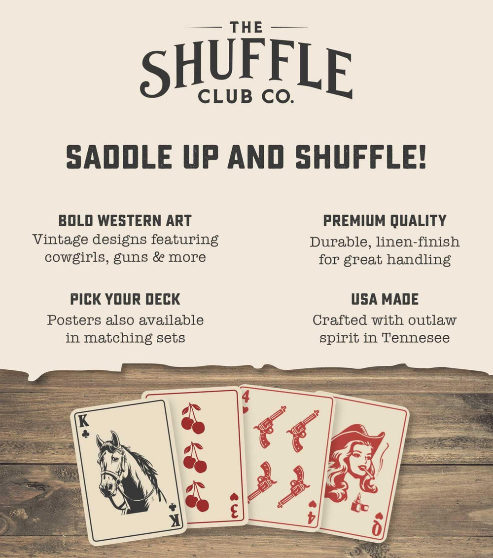 Premium-paper construction supports casino-grade feel for home games.