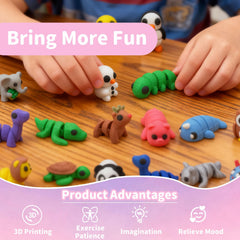 SHULI animal figurines classroom rewards, safe PLA material and smooth edges for young learners