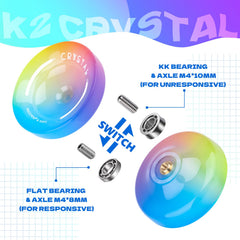 ShungRu Crystal K2 yoyo with durable PC build for long sessions.