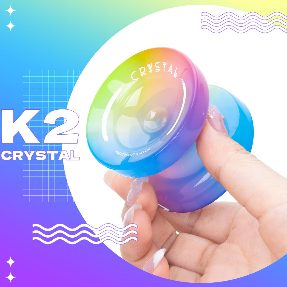 ShungRu Crystal K2 yoyo in responsive return mode for beginners.
