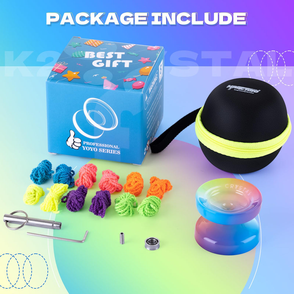 ShungRu Crystal K2 yoyo comes with a storage bag for travel.