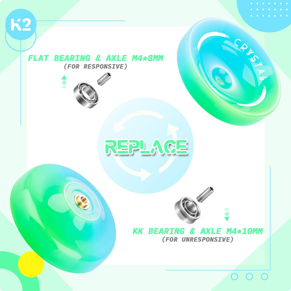 ShungRu Crystal Yoyo K2 packaging with included strings and accessories kit.