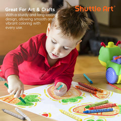Shuttle Art vibrant colors glide smoothly across paper during drawing sessions