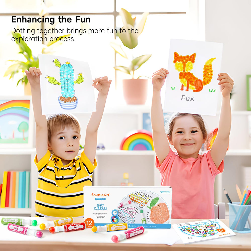 Shuttle Art Dot Makers are ideal for classrooms or home creative kits.
