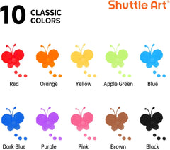 Child holds Shuttle Art markers for easy grip and precise control