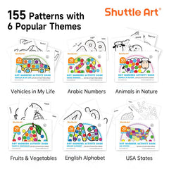 Shuttle Art non-toxic ink close-up showing safe markers