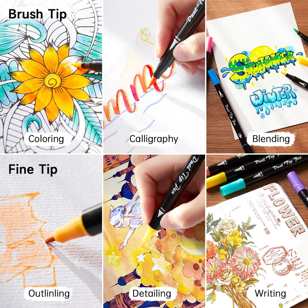Shuttle Art fine tip detail shows precise 1 mm tip for fine lines