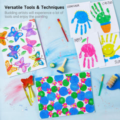 Shuttle Art roller sponges show smooth application across surfaces