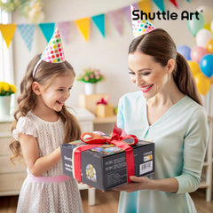 Shuttle Art safety guidance for ages 5–12 during crafts.