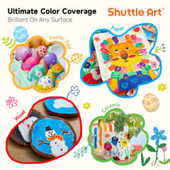 Shuttle Art non-toxic tempera sticks safe for kids and classrooms