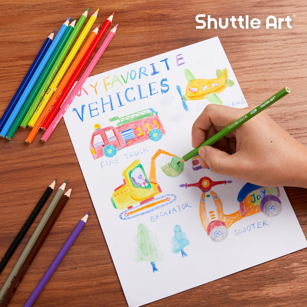 Shuttle Art vibrant pigments deliver creamy color payoff.