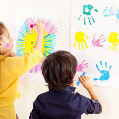 Shuttle Art tempera paint sticks are portable for art on the go.