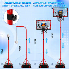 SHXYKZ mini basketballs included for immediate practice