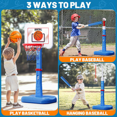 ShyLizard baseball tee set image, promotes early hand-eye coordination.